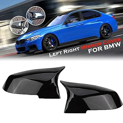TEANTECH Glossy Black Replacement Mirror Covers Pair for BMW F20-F87 M2 X1 E84 | 29cm x 16.5cm (11.4" x 6.5") thumbnail 9