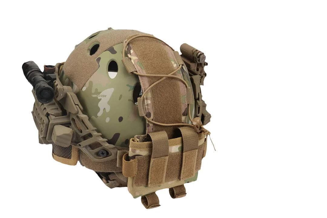WOLF SLAVES Helmet Battery Pouch MK2 600D Nylon | Tactical Helmet Battery Bag for Shooting & Cycling - main product image