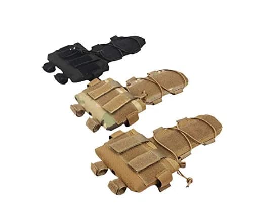 WOLF SLAVES Helmet Battery Pouch MK2 600D Nylon | Tactical Helmet Battery Bag for Shooting & Cycling thumbnail 4