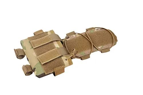 WOLF SLAVES Helmet Battery Pouch MK2 600D Nylon | Tactical Helmet Battery Bag for Shooting & Cycling thumbnail 2