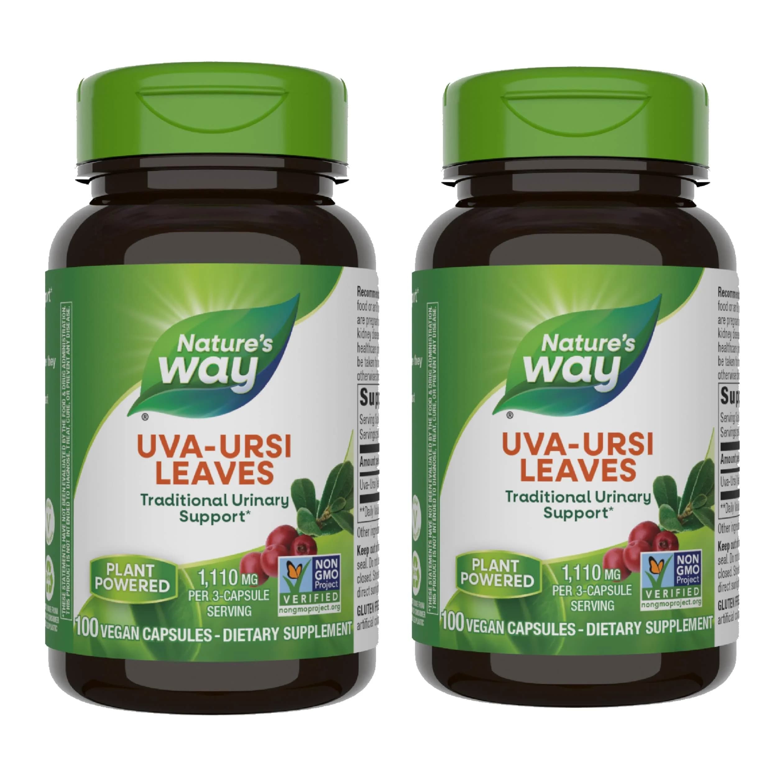Nature's Way Uva Ursi Leaves Herbal Supplement 1110 mg 200 Count (66 Servings) | Traditional Urinary Support - main product image