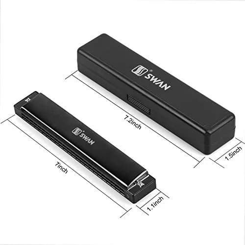 EastyGold Harmonica Key of C 24 Hole Polyphony Diatonic Mouth Organ | Perfect for Blues & Jazz Beginners thumbnail 4
