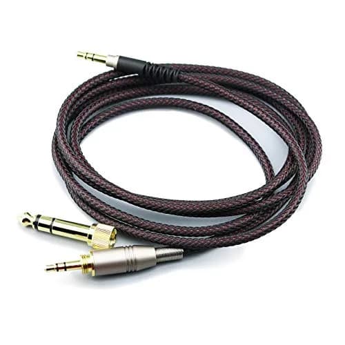 NewFantasia Replacement Audio Upgrade Cable 3.5mm to 3.5mm & 6.35mm Adapter 9.9ft | Compatible with Audio-Technica Headphones thumbnail 7