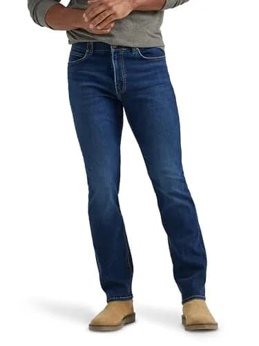 Lee Men's Extreme Motion Regular Straight Jean Night Owl 36W x 29L | Stretch Fabric for All-Day Comfort thumbnail 1
