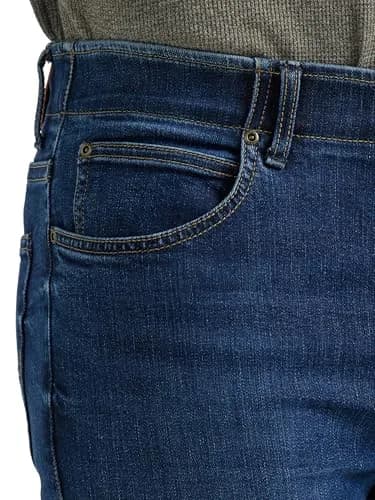 Lee Men's Extreme Motion Regular Straight Jean Night Owl 36W x 29L | Stretch Fabric for All-Day Comfort thumbnail 2