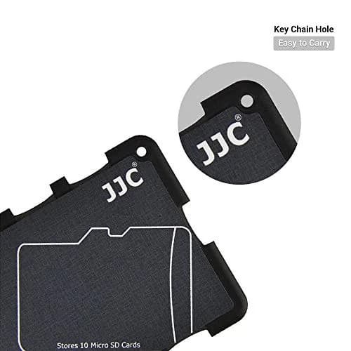 JJC 10-Slot Micro SD Card Holder Case | Ultra Slim Credit Card Size Lightweight Portable TF MSD Memory Card Storage thumbnail 3