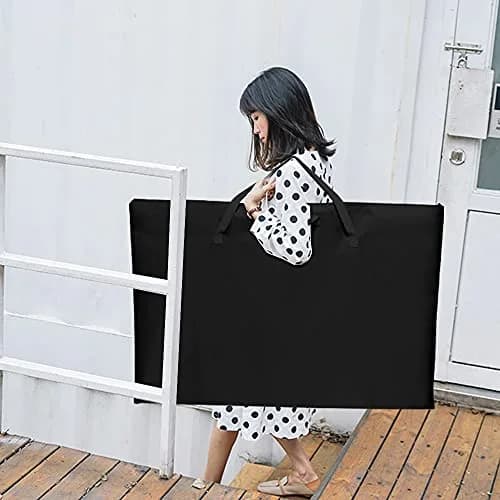 ZKOO Large Art Portfolio Bag 61 x 76 cm (24 x 36 Inch) | Waterproof Black Canvas Carrier Case thumbnail 8