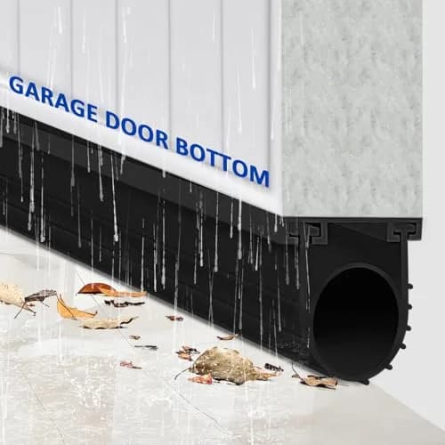 DGSL Garage Door Bottom Seal, 16 FT | Heavy Duty Rubber Weatherproofing for Airtight & Watertight Seal thumbnail 8