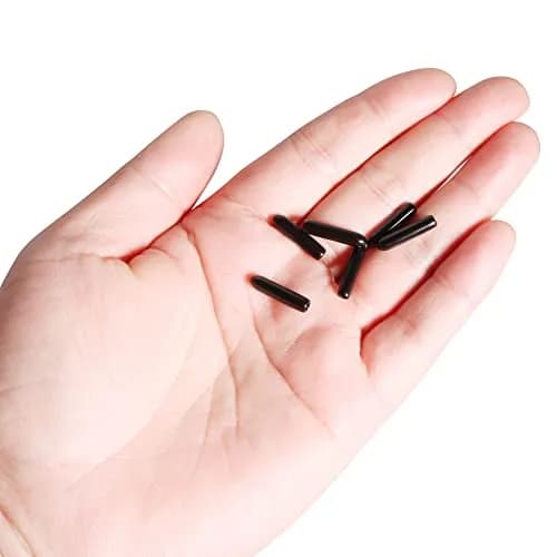 uxcell Black 100pcs Rubber End Caps 2mm ID Vinyl Round Tube Bolt Cap Cover Screw Thread Protectors | Protects Floors & Furniture thumbnail 4