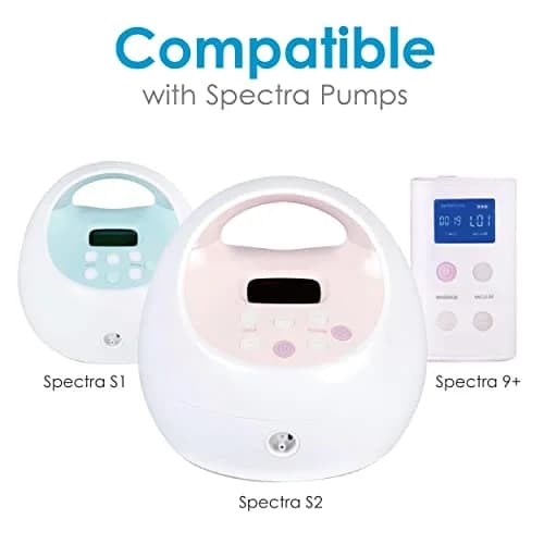 Maymom Duckbill Valves for Spectra S1 S2 9 Plus Dew 350 Blue 4ct | BPA-Free Replacement Parts for Breast Pumps thumbnail 2