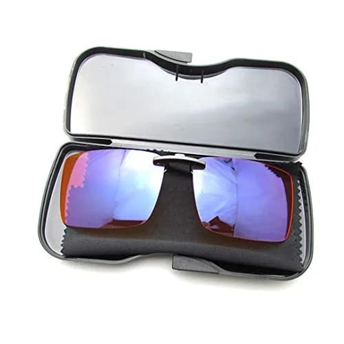 Vyzia Orange Clip-On Blue Light Blocking Glasses for Sleep | 60mm (2.36in) Lens Width thumbnail 9