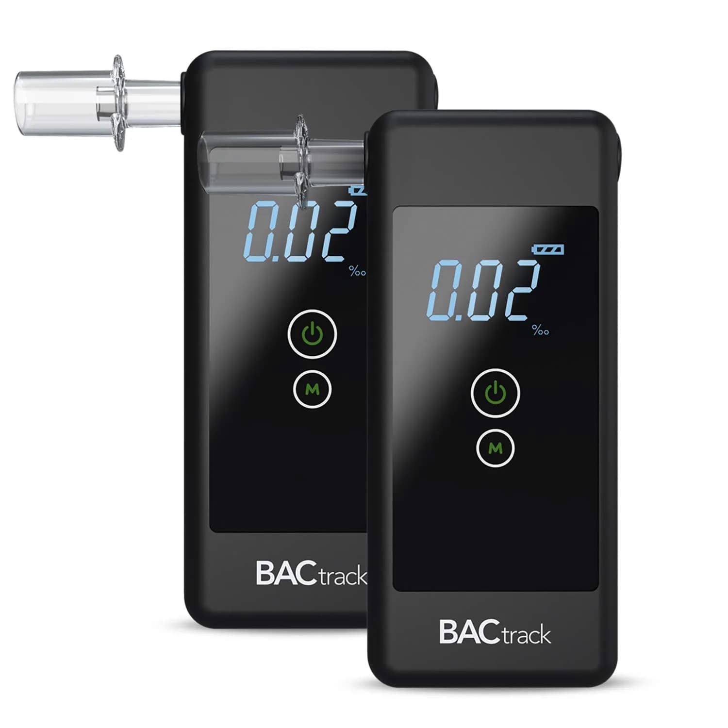 BACtrack Trace Breathalyzer | Police-Grade DOT & NHTSA Compliant | 0.19 lbs (84 g) | Includes 6 Mouthpieces — Black