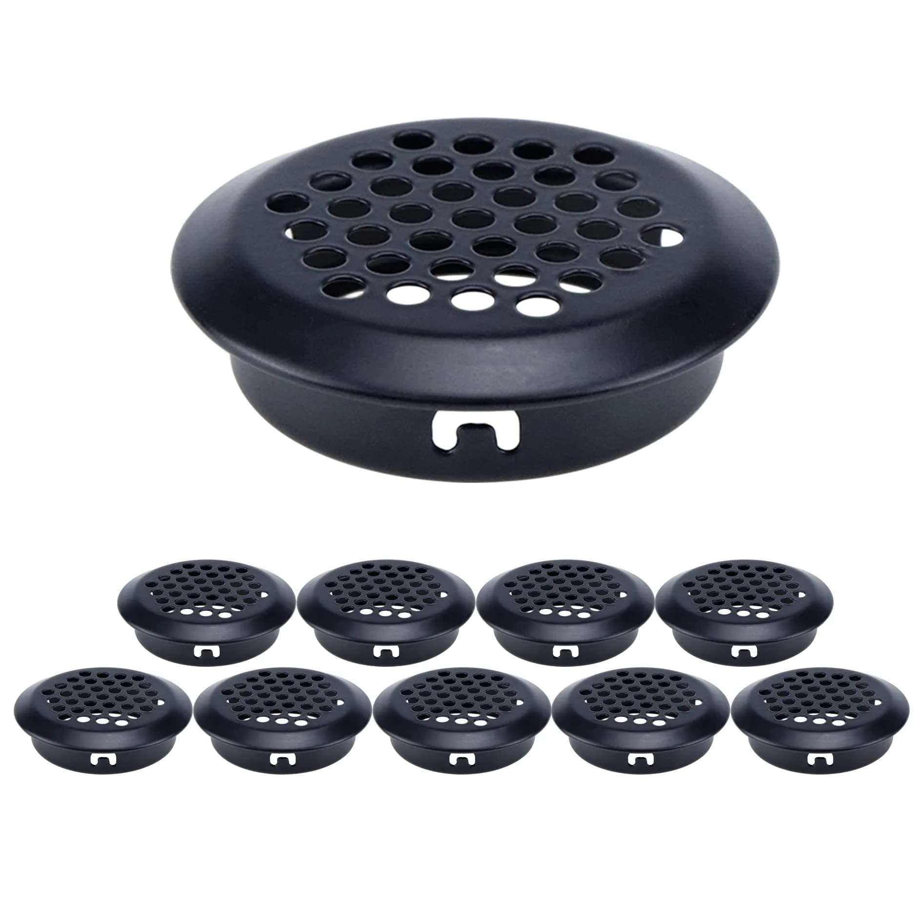 MY MIRONEY Circular Soffit Vent 1" Diameter | Rust-Proof Stainless Steel Vent for Cabinets & Rooms — 1.4"