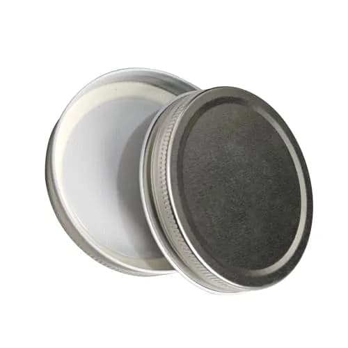 SUCOHANS Regular Mouth Mason Jar Lids 12 Pack | Rust Proof Silicone Seal thumbnail 5