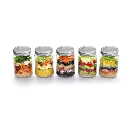SUCOHANS Regular Mouth Mason Jar Lids 12 Pack | Rust Proof Silicone Seal thumbnail 6