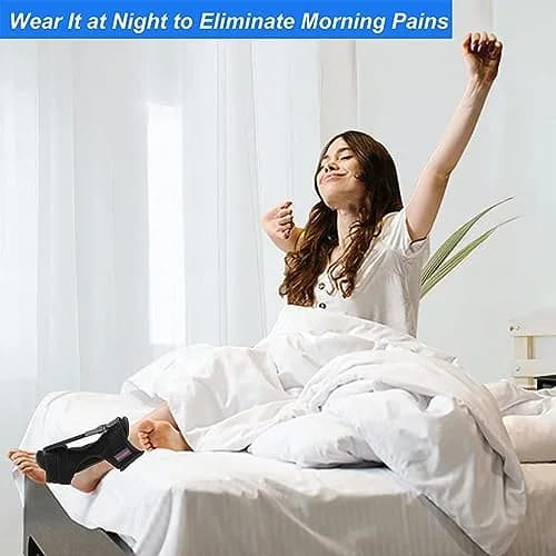soulern Plantar Fasciitis Night Splint Drop Foot Orthotic Brace | Adjustable Dorsal Support for Heel & Ankle Pain Relief thumbnail 7