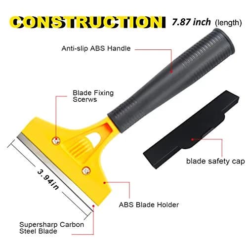 tiptopcarbon Wallpaper Smoothing Tool Kit with 8 Inch Scraper & Craft Knife | 10-Piece Set thumbnail 5