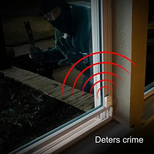 UltraPro Personal Security Window and Door Alarm, 12 Pack, Wireless Chime | 120DB Deterrent with Easy Setup thumbnail 6