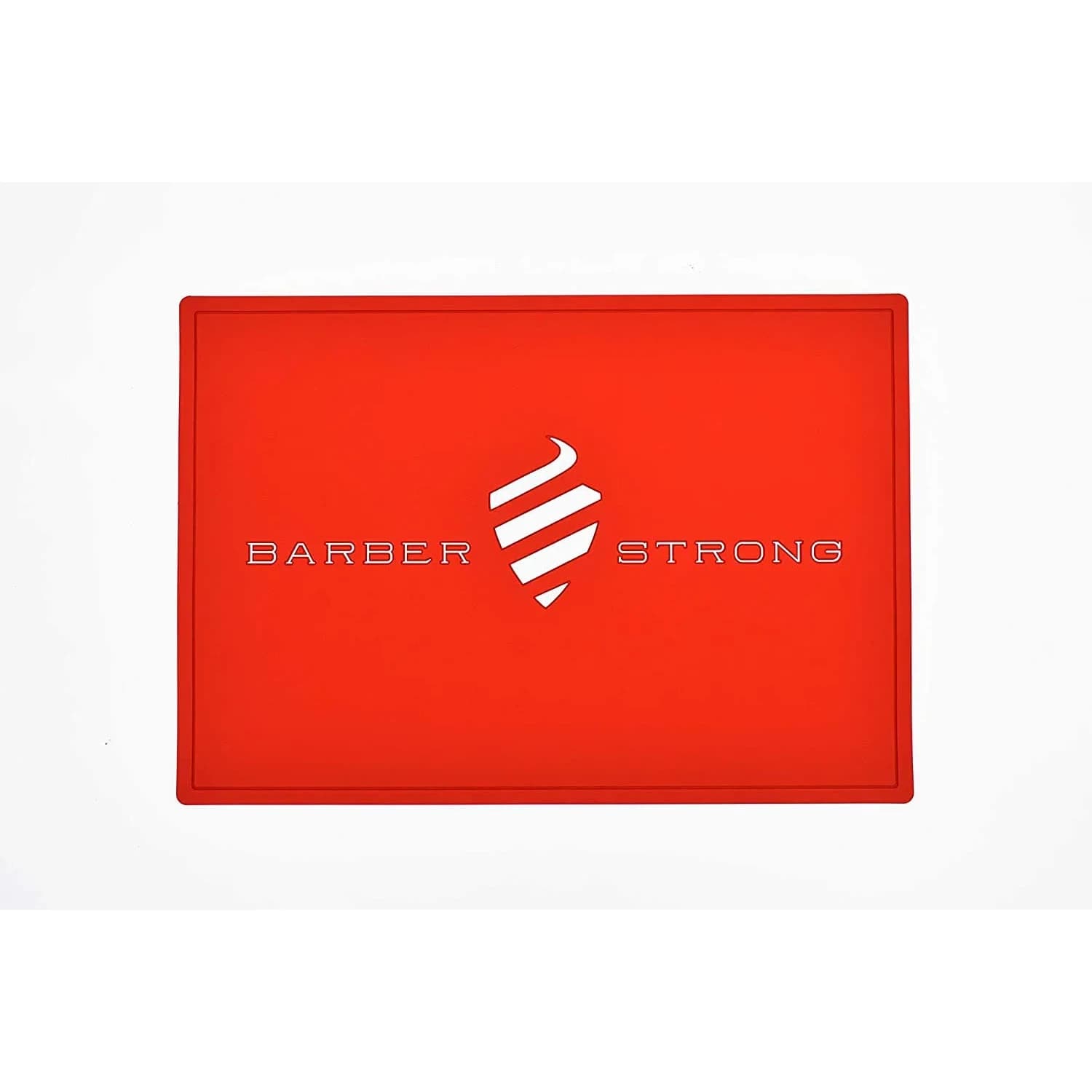 Barber Strong The Barber Mat 19" x 13" Red | Protects Countertops & Tools - main product image