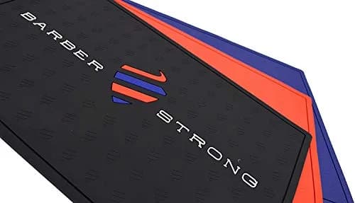 Barber Strong The Barber Mat 19" x 13" Red | Protects Countertops & Tools thumbnail 7
