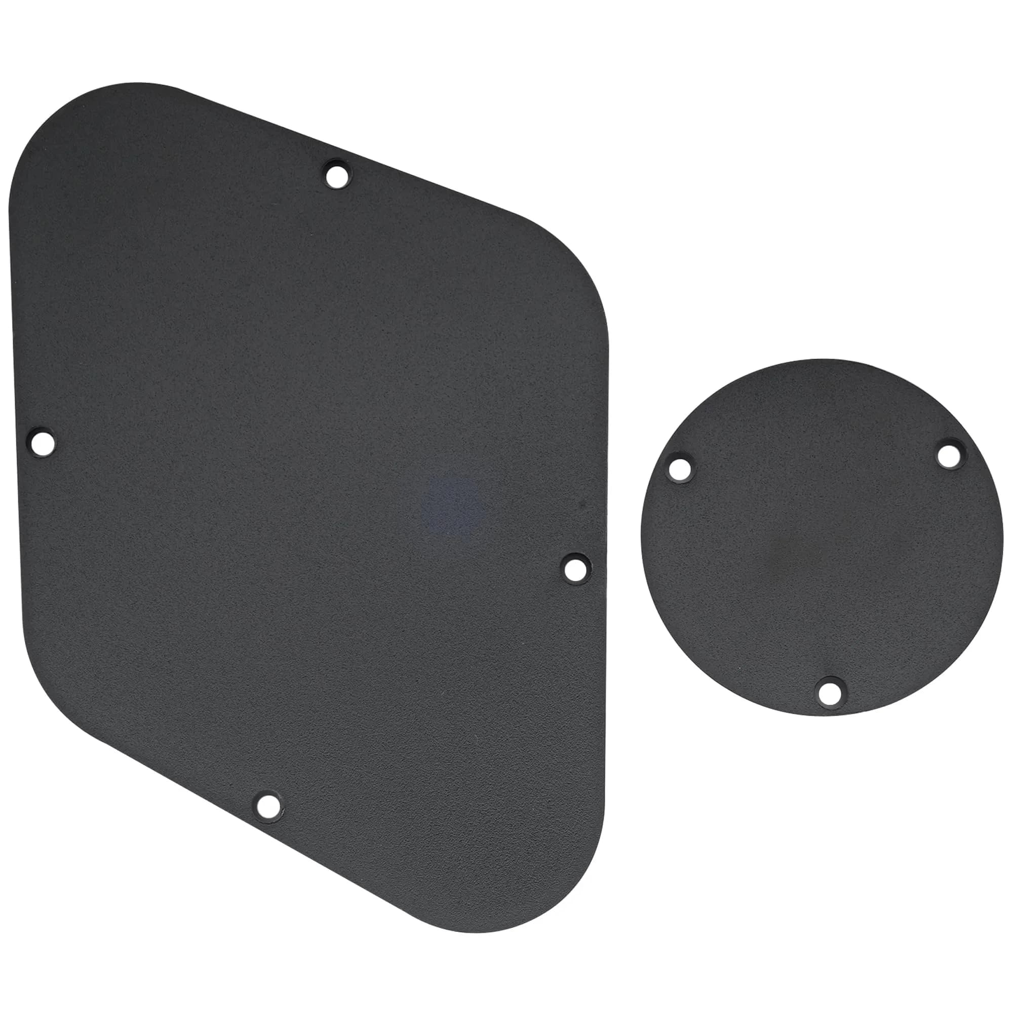 Musiclily Pro LP Control BackPlate and Switch Plate Cavity Cover 1Ply Black | For China Made Epiphone LP Guitars
