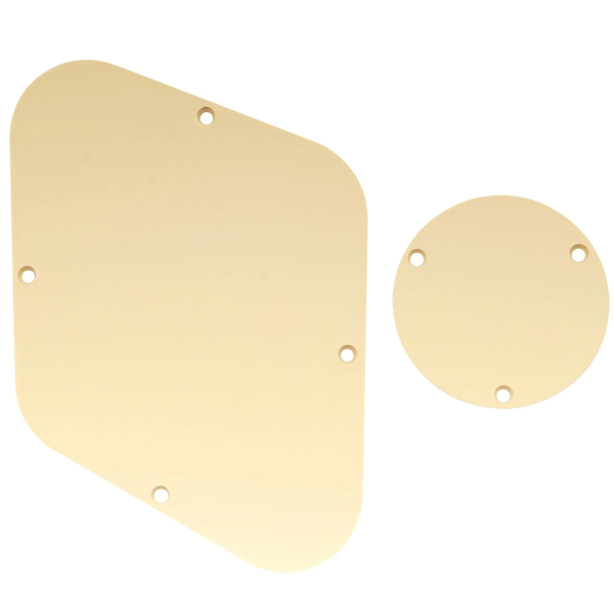 Musiclily Pro LP Control BackPlate and Switch Plate Cavity Cover 1Ply Cream | For China Made Epiphone LP Standard Guitar