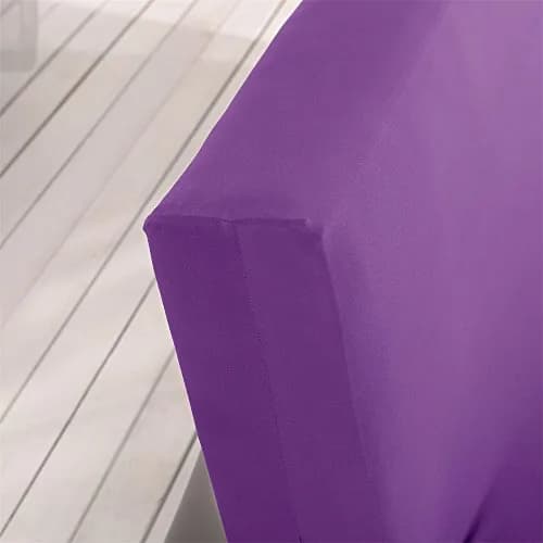 Homonic Purple Sofa Bed Cover 180-210cm | Elastic Non-Armrest Slipcover for 3 Seater thumbnail 5