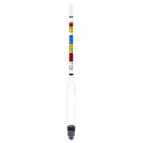 Circrane Hydrometer & Glass Test Jar Set, Triple Scale Alcohol Hydrometer for Brew Beer, Wine, Mead & Kombucha, ABV, Brix, Gravity | Home Brewing Supplies thumbnail 7