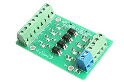 NOYITO 4-Channel Optocoupler Photoelectric Isolator Module Level Voltage Converter Module PLC Signal Converter PNP NPN to PNP (5V to 24V) | Signal Level Conversion thumbnail 1