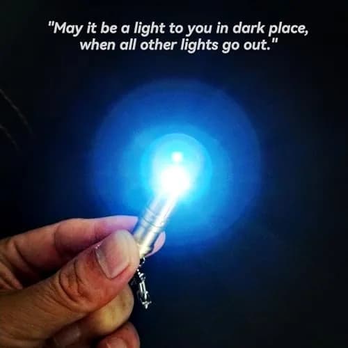 Nitefox e1 Tiny Keychain Flashlight 1.2 inches (3 cm) | Ultra-Compact EDC Safety Light thumbnail 3