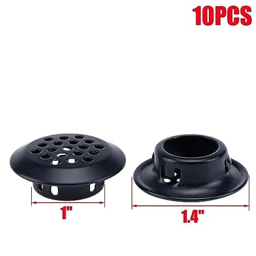 MY MIRONEY Circular Soffit Vent 1" Diameter | Rust-Proof Stainless Steel Vent for Cabinets & Rooms thumbnail 2