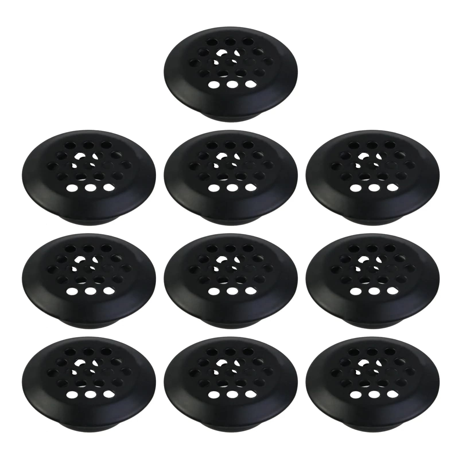 MY MIRONEY Circular Soffit Vent 1" Diameter | Rust-Proof Stainless Steel Vent for Cabinets & Rooms — 0.8"