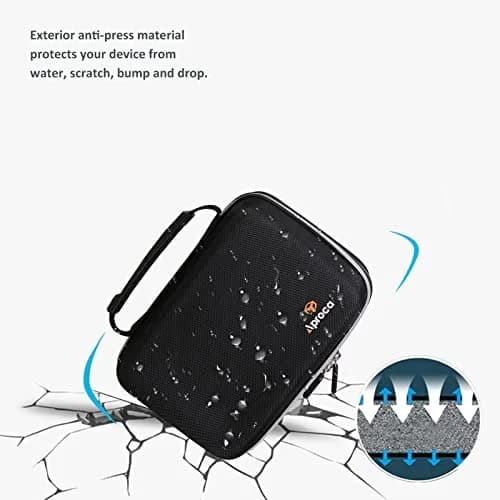 Aproca Black Camera Case for Canon EOS Rebel T7 DSLR | 18.1cm x 12.7cm x 23.7cm (7.1in x 5in x 9.3in) thumbnail 8