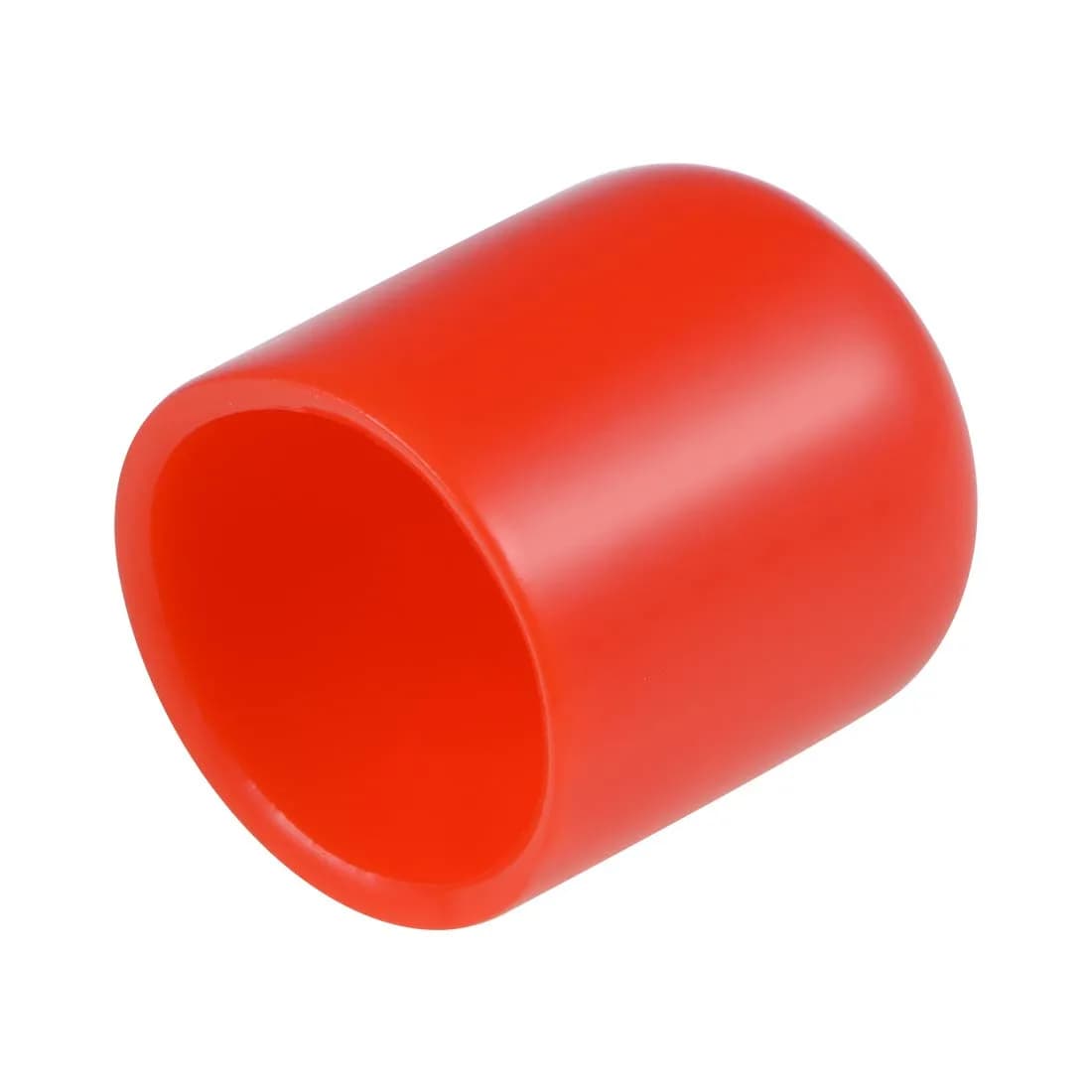 uxcell Rubber End Caps 18mm ID Vinyl Round Tube Thread Protectors Red | Furniture & Pipe End Cover