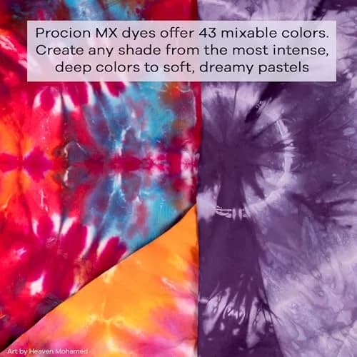 Jacquard Procion MX Dye Set 13 Colors (2/3 oz each) + 2lb Soda Ash | Fiber Reactive Cold Water Dye for Cotton, Linen, Rayon thumbnail 2