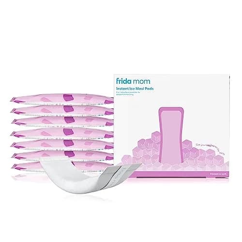 Frida Mom 2-in-1 Postpartum Perineal Ice Maxi Pads & Maternity Pad, 8 Count | Instant Cold Therapy & Absorbency thumbnail 1