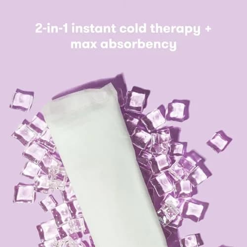 Frida Mom 2-in-1 Postpartum Perineal Ice Maxi Pads & Maternity Pad, 8 Count | Instant Cold Therapy & Absorbency thumbnail 2