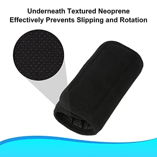 supregear Black 2 Pack Walker Grips with Contoured Foam Padding | Moisture Wicking Mobility Accessory thumbnail 4