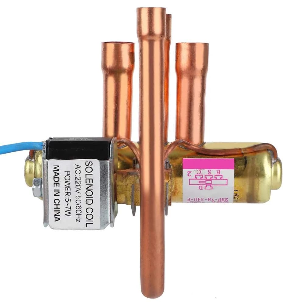 Strnek Four-way Reversing Valve Copper 1.5P-2P | HVAC Refrigeration Accessory - main product image