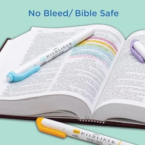 Zebra Pen Mildliner Refresh Colors Dual Tip Highlighter Set (5-Pack) | Smooth Ink Flow thumbnail 7