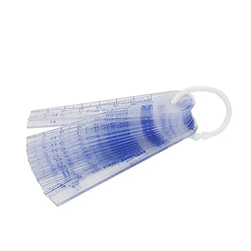 Rannb Plastic Feeler Gauge 0.05mm-2mm 19 Leaf Metric Measuring Tool | Precision Gap Measurement thumbnail 3