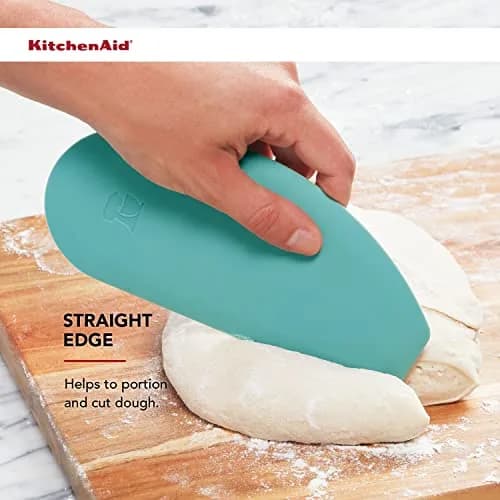 KitchenAid Gourmet Bowl Scraper Set of 2 | Heat-Resistant Silicone & Nylon for All Surfaces thumbnail 5