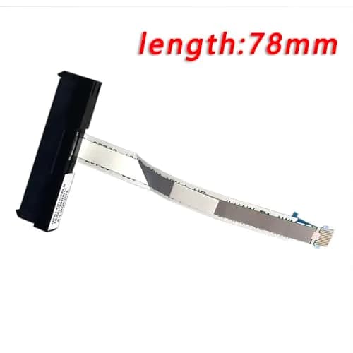 Zahara SATA HDD Hard Drive Connector Cable for HP 15-CS 15-cs0053cl 15-cs0051wm | 78mm Length, Black, Plastic thumbnail 2