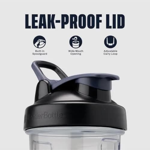 BlenderBottle Pro Series Shaker Bottle 710ml (24 oz) with BlenderBall Whisk | Leak-Proof & BPA-Free Tritan Plastic thumbnail 2