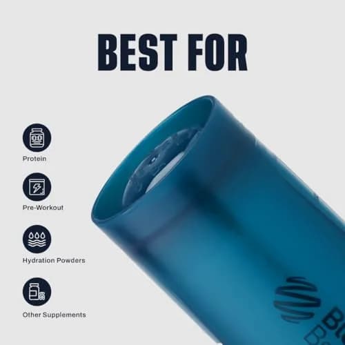 BlenderBottle Classic V2 Shaker Bottle 828 ml (28 oz) Ocean Blue | Leakproof Mixing for Protein & Smoothies thumbnail 5