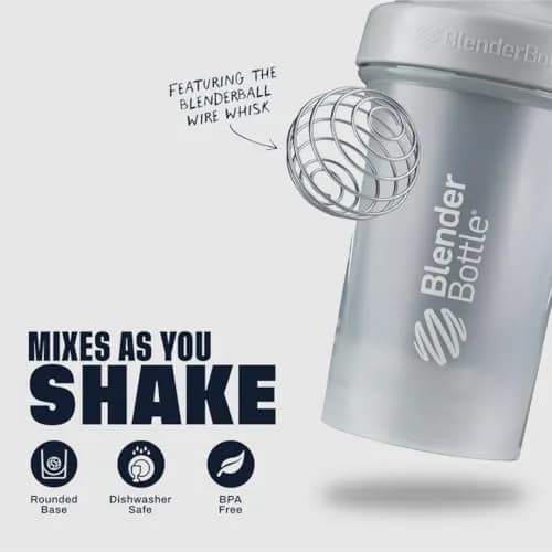 BlenderBottle Classic V2 Shaker Bottle 600ml (20 oz) | Patented Mixing System thumbnail 3