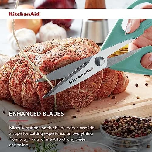 KitchenAid Aqua Sky Multipurpose Shear Set, 1 Pack - Versatile Kitchen & Household Scissors thumbnail 4