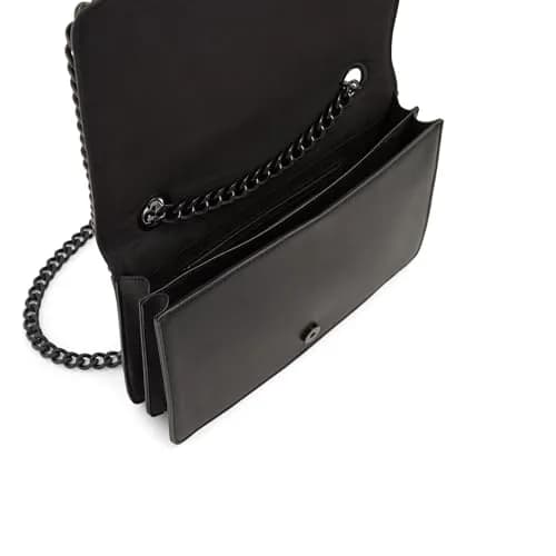ALDO Women's Medium Greenwald Quilted Crossbody Bag Black | 30cm (11.7") x 19cm (7.4") thumbnail 6