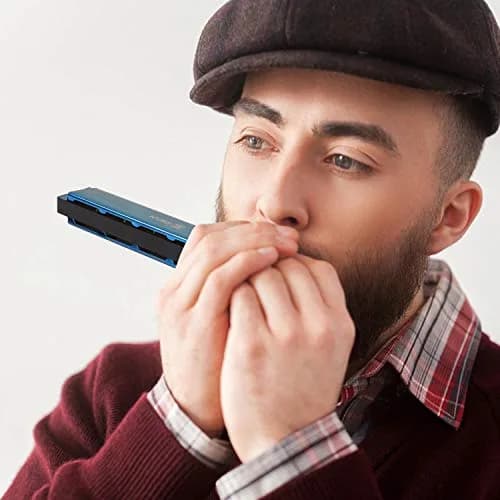 EastyGold Harmonica Mouthorgan 24 Hole C Key | Polyphonic Diatonic Instrument for Blues & Jazz thumbnail 7