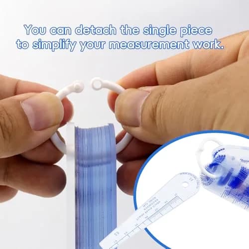 Rannb Plastic Feeler Gauge 0.05mm-3mm 21 Leaf | Metric Gap Measuring Tool thumbnail 3
